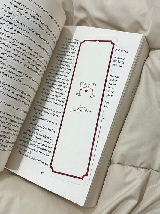 Marcapáginas - Love just as it is (Amor así como es)