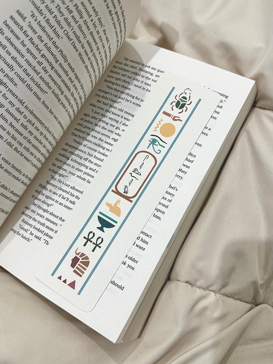 Marcapáginas - Egypt (personalizado con tu nombre)