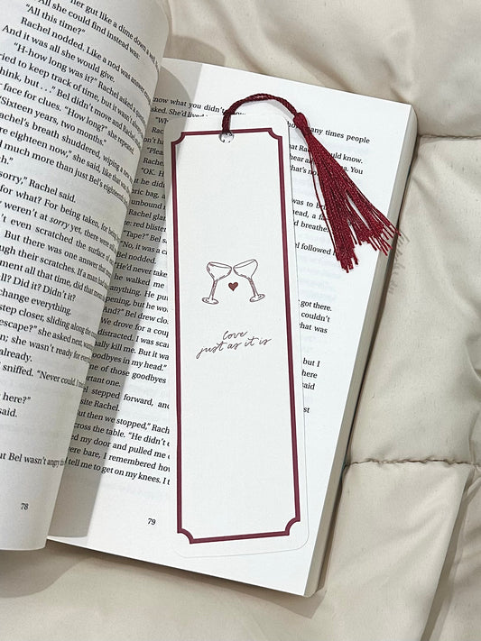 Marcapáginas - Love just as it is (Amor así como es)