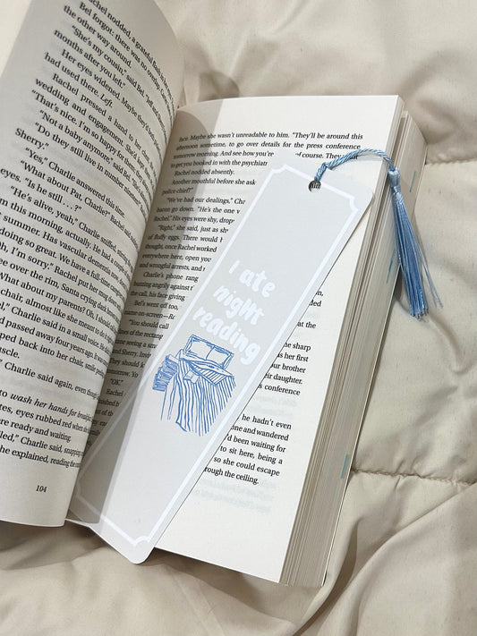 Marcapágina - I ate night reading