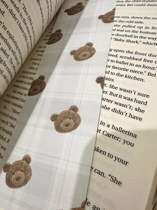 Marcapáginas - Cara de osos